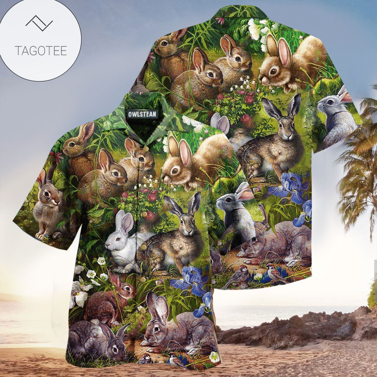 Rabbit Get Egg Cited For Easter Edition Hawaiian Shirt