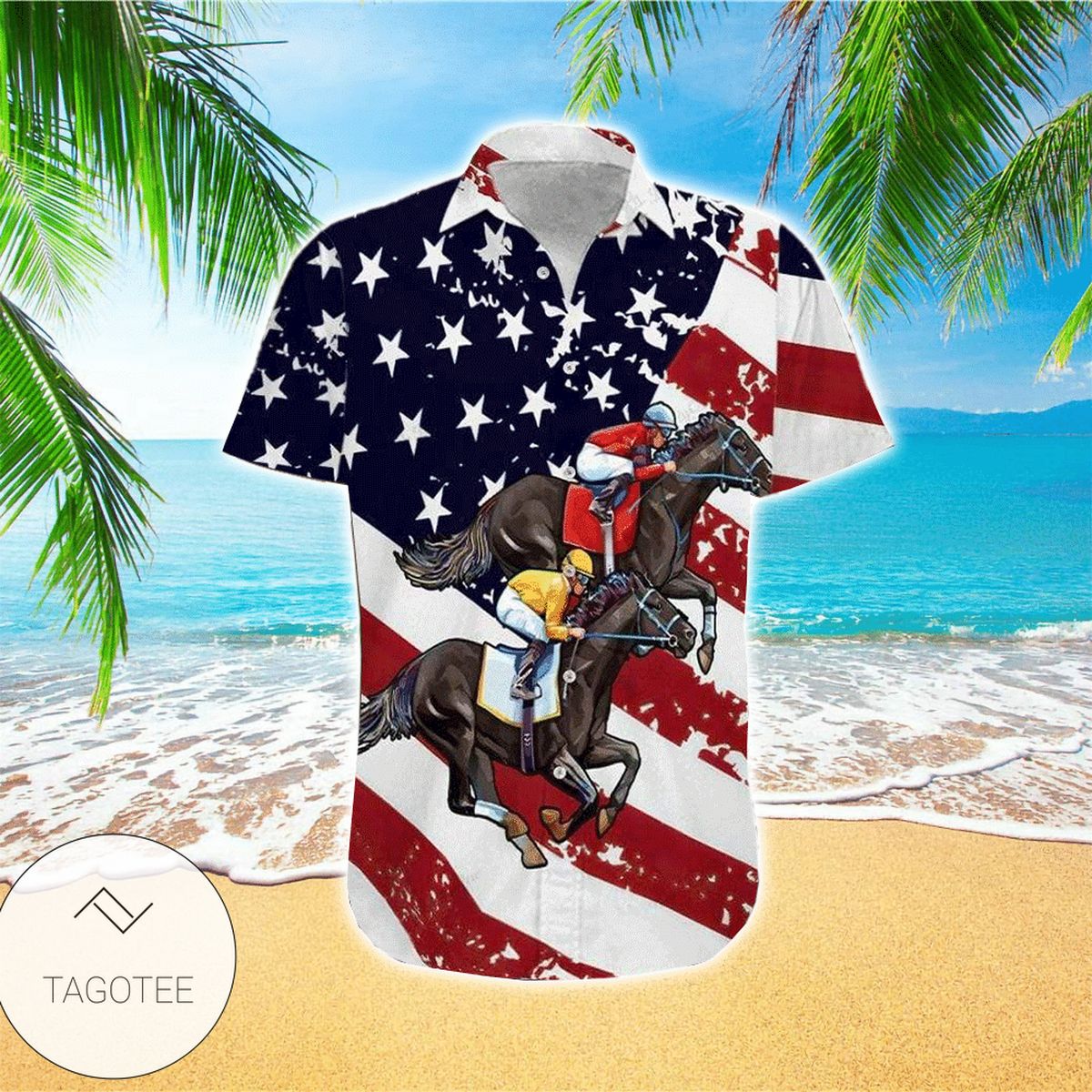 Racing Flag Beach Aloha Authentic Hawaiian Shirt 2022s