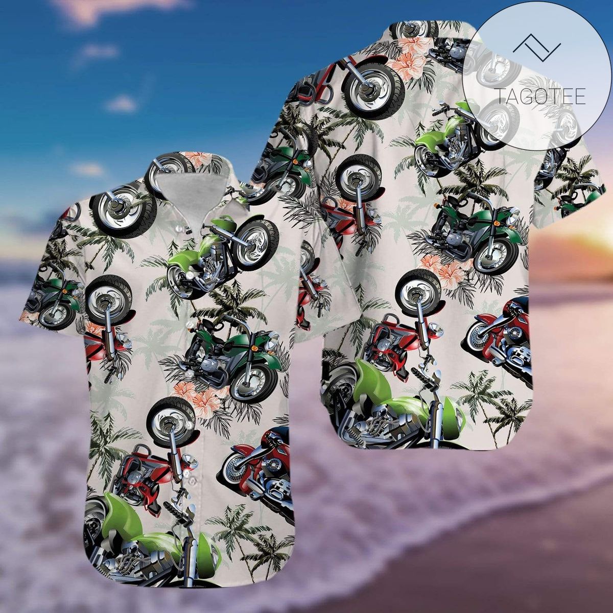 Racing Skull Fire 2022 Authentic Hawaiian Shirts