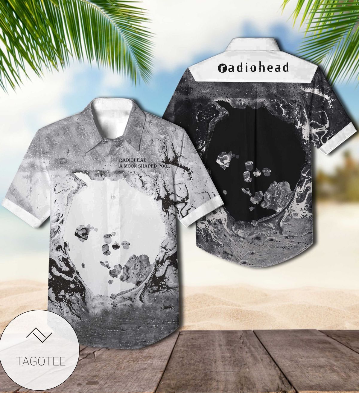 Radiohead Amnesiac Album Cover Hawaiian Shirt