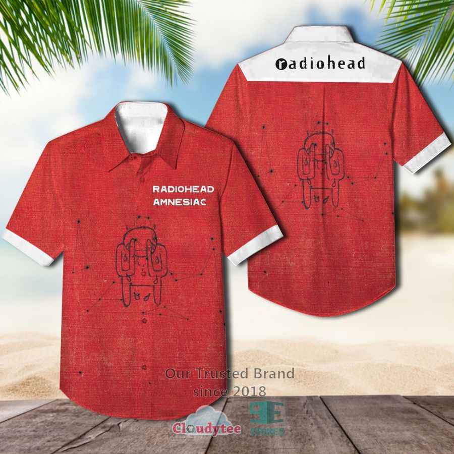 Radiohead band Hail To The Thief Album Hawaiian Shirt