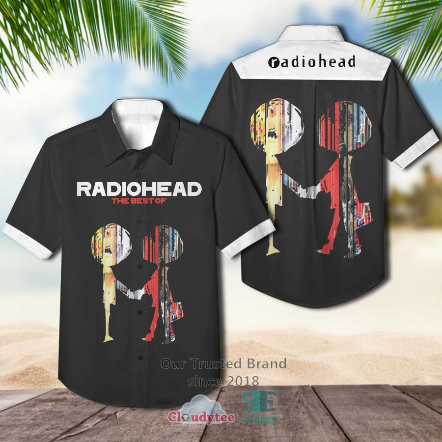 Radiohead band The Bends Album Hawaiian Shirt