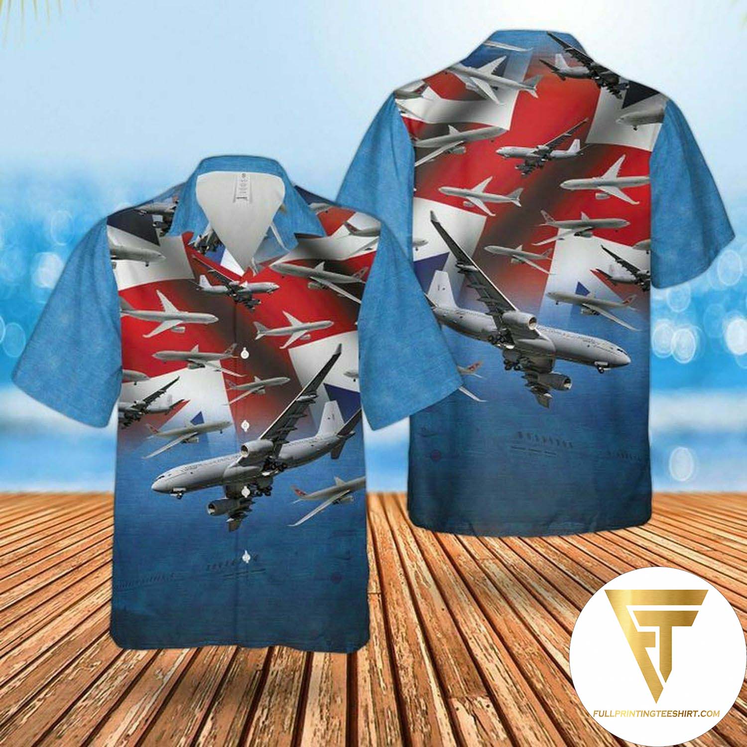 RAF Atlas C1 A400M Hawaiian Shirt And Beach Shorts