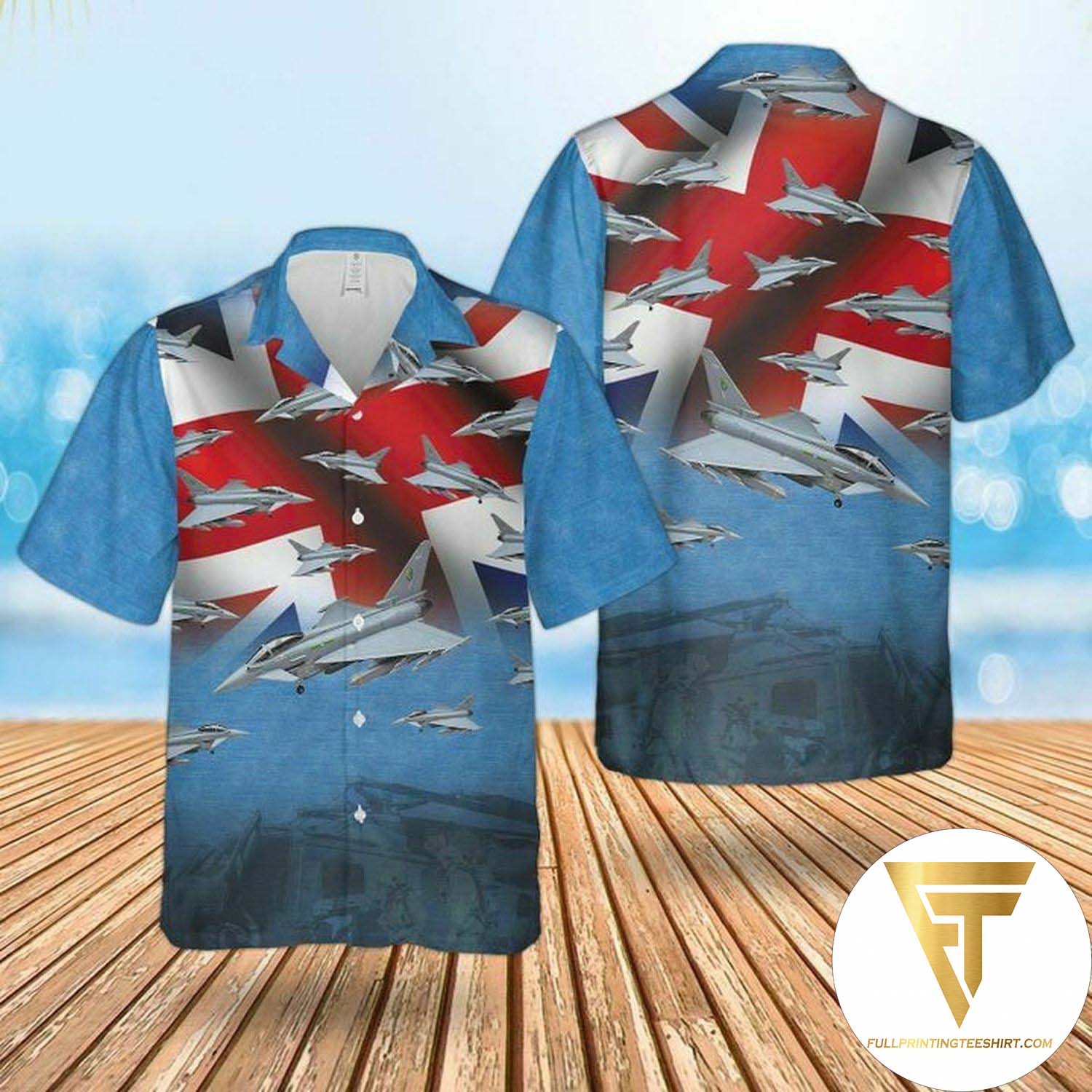 RAF Hawker Beechcraft Shadow R1S Hawaiian Shirt And Beach Shorts