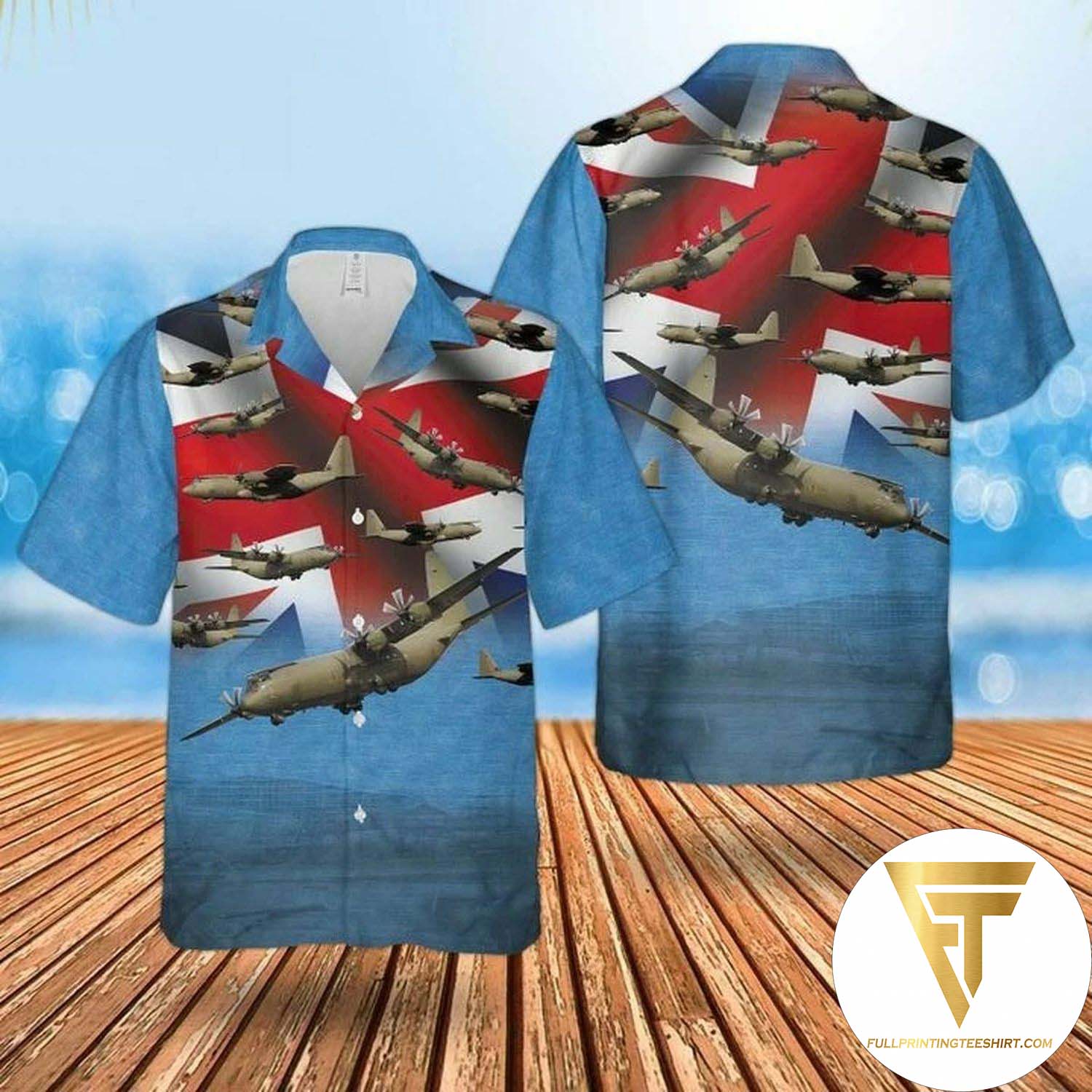 RAF British Aerospace Harrier Ii Harrier Gr7 Hawaiian Shirt And Beach Shorts