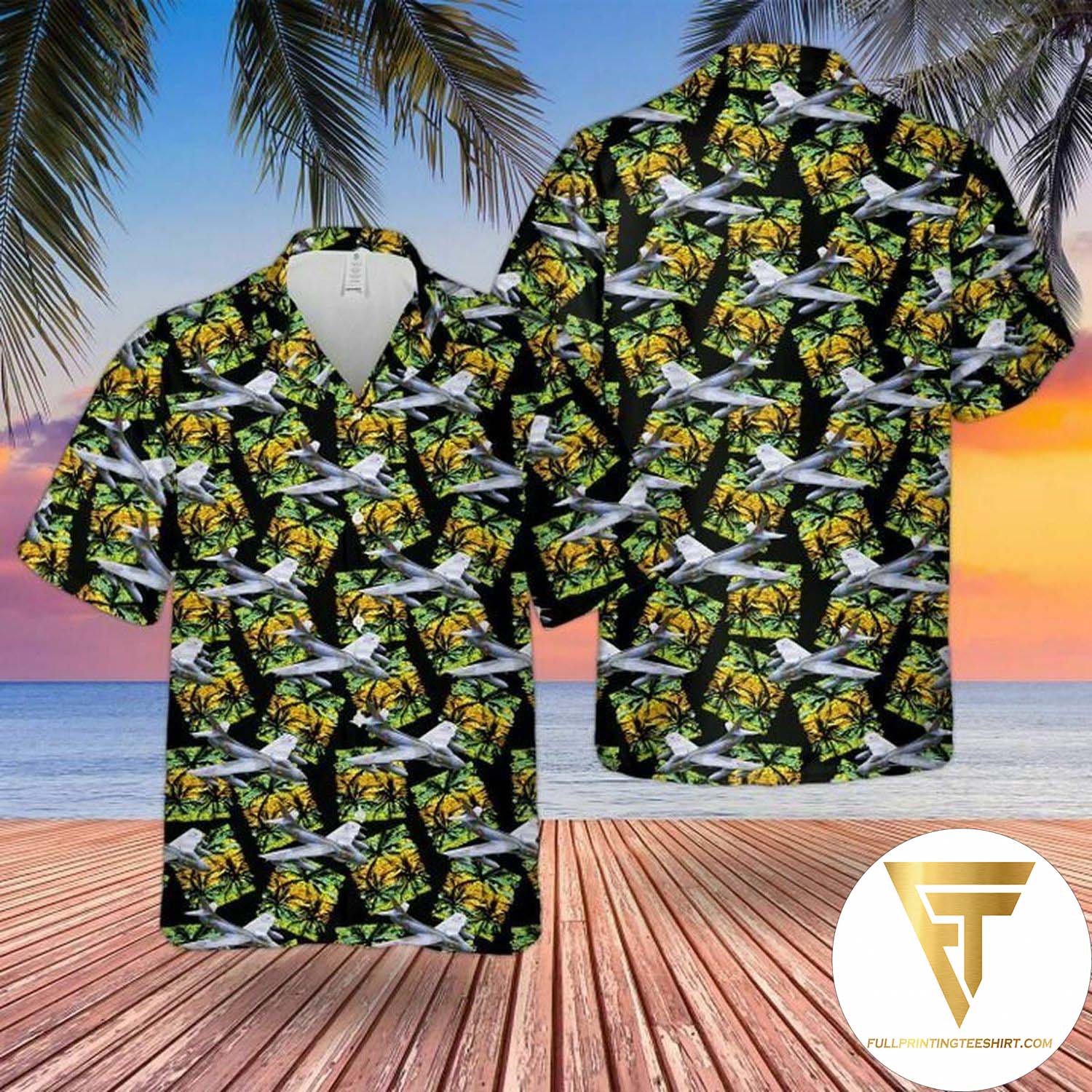 RAF Hawker Beechcraft Shadow R1S Hawaiian Shirt And Beach Shorts