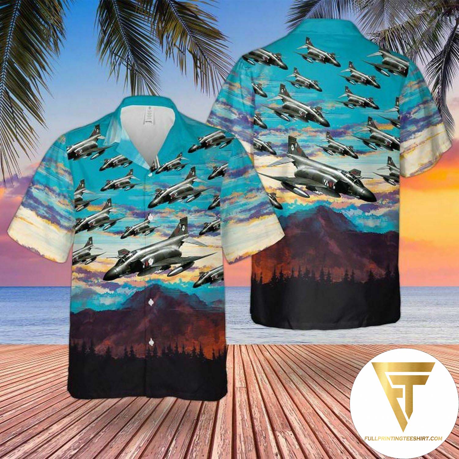 RAF Reaper Mq-9A Hawaiian Shirt And Beach Shorts