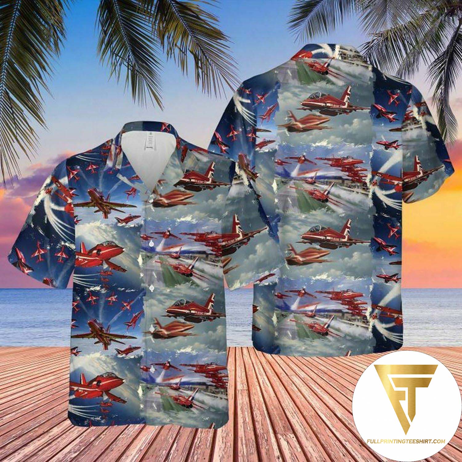 RAF Phantom Fg 1 Hawaiian Shirt And Beach Shorts