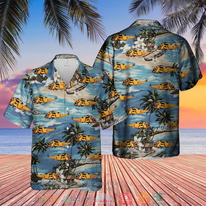 RAF Westland Sea King HAR3 Helicopter Hawaiian Shirt