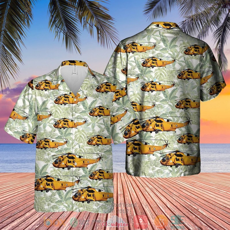 Rafale Solo Display French Blue Short Sleeve Hawaiian Shirt