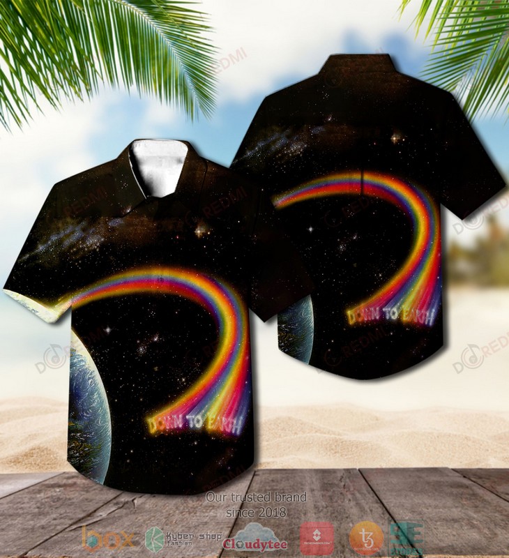 Rainbow band Bent Out Of Shape Hawaiian Shirt