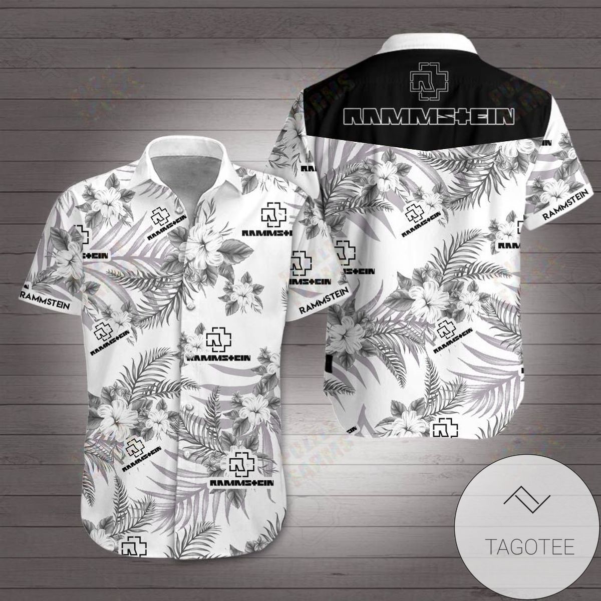 Rammstein Logo Authentic Hawaiian Shirt 2022