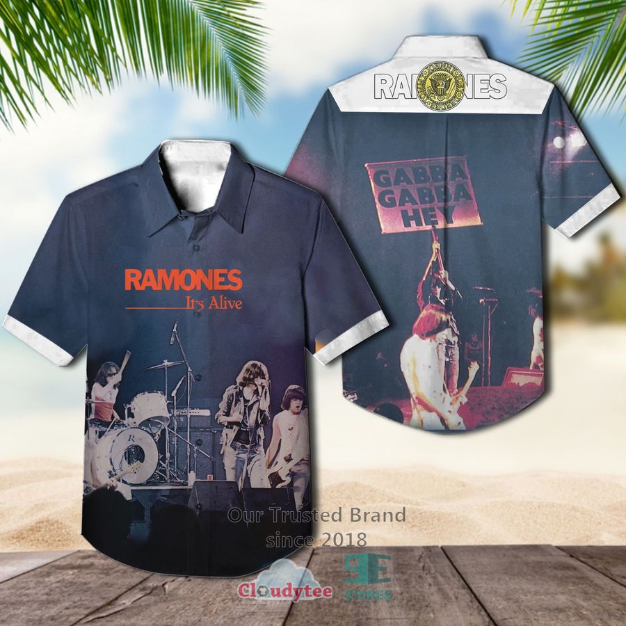 Ramones Loco Live Hawaiian Casual Shirt