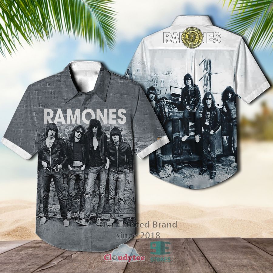 Ramones Road to Ruin Hawaiian Casual Shirt