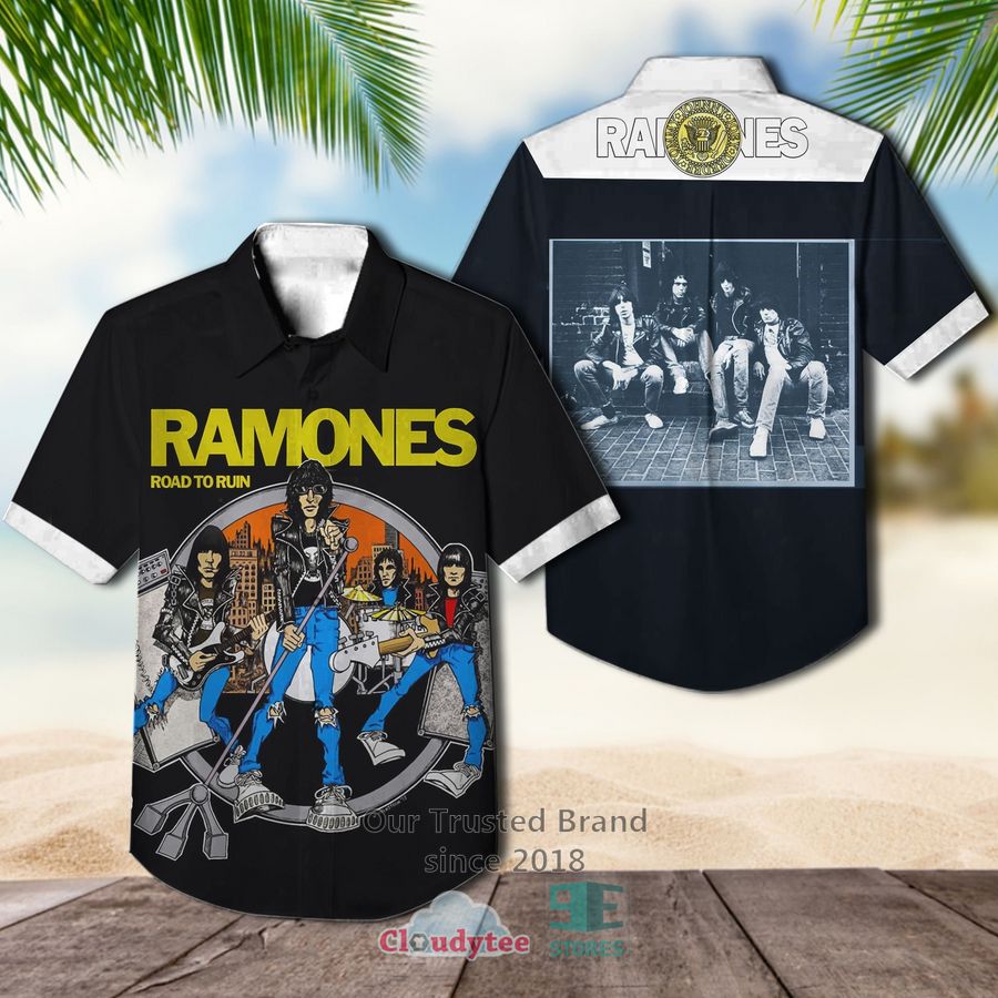 Ramones Mondo Bizarro Hawaiian Casual Shirt