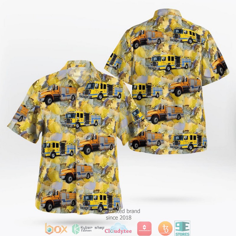 Random Lake Wisconsin Random Lake Fire Department Hawaiian Shirt