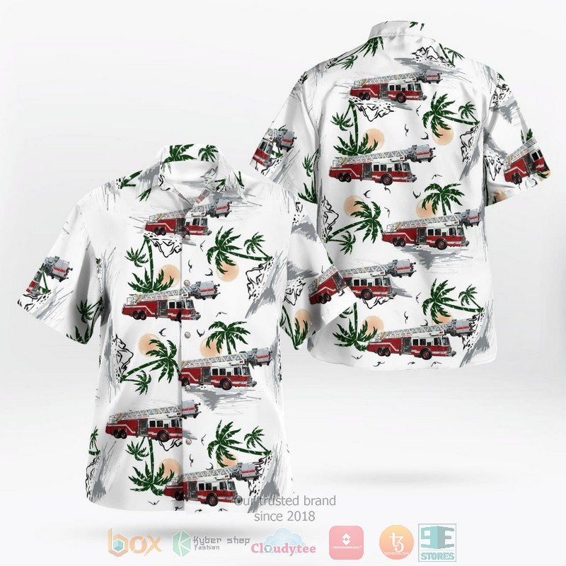 Randolph Orange County Vermont Randolph Village Fire Department Hawaiian Shirt