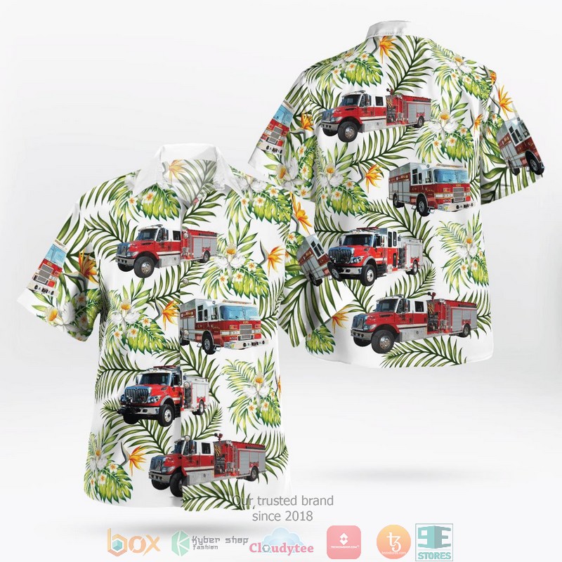 Randolph Orange County Vermont Randolph Village Fire Department Hawaiian Shirt