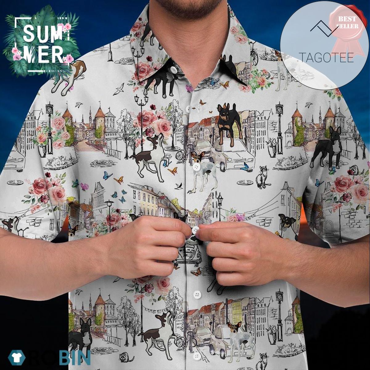 Rat Terrier Awesome Hawaiian Shirt Summer Button Up Shirt For Men Latest Shirt 2020