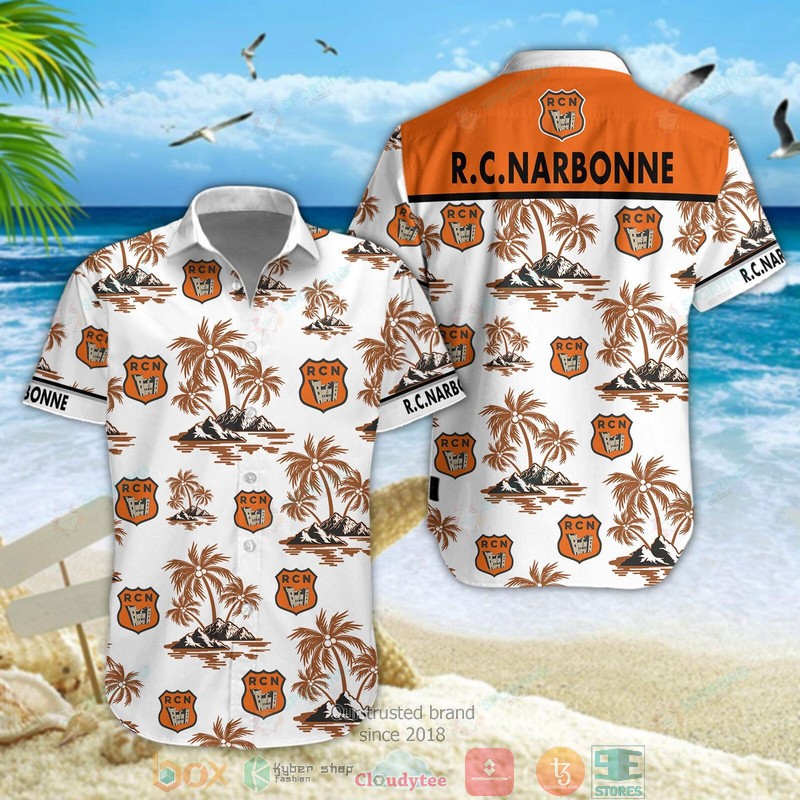 RC Toulonnais Hawaiian Shirt, Beach Short