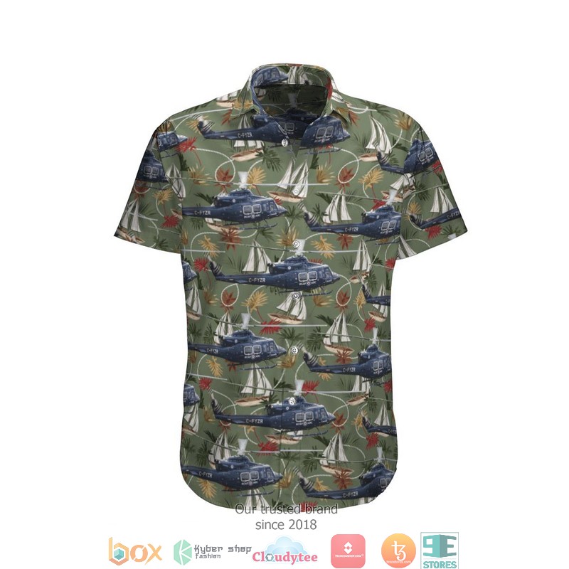 RCAF Bell CH-146 Griffon 412CF SAR Mountain Hawaiian Shirt