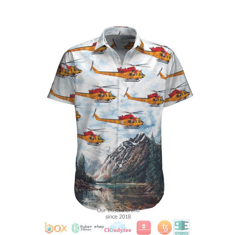 RCAF Bell CH-146 Griffon 412CF SAR Sky Hawaiian Shirt