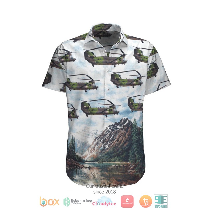 RCAF CH-147 Chinook Short Sleeve Hawaiian Shirt