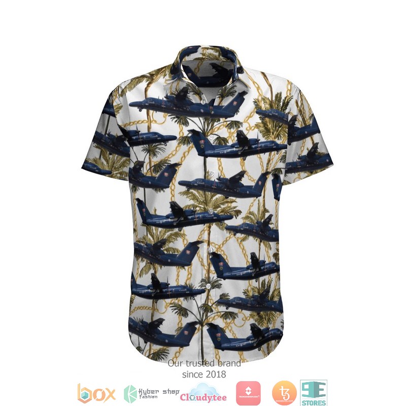 RCAF EHI CH-149 Cormorant EH-101 Mk511 SAR Blue sky Hawaiian Shirt