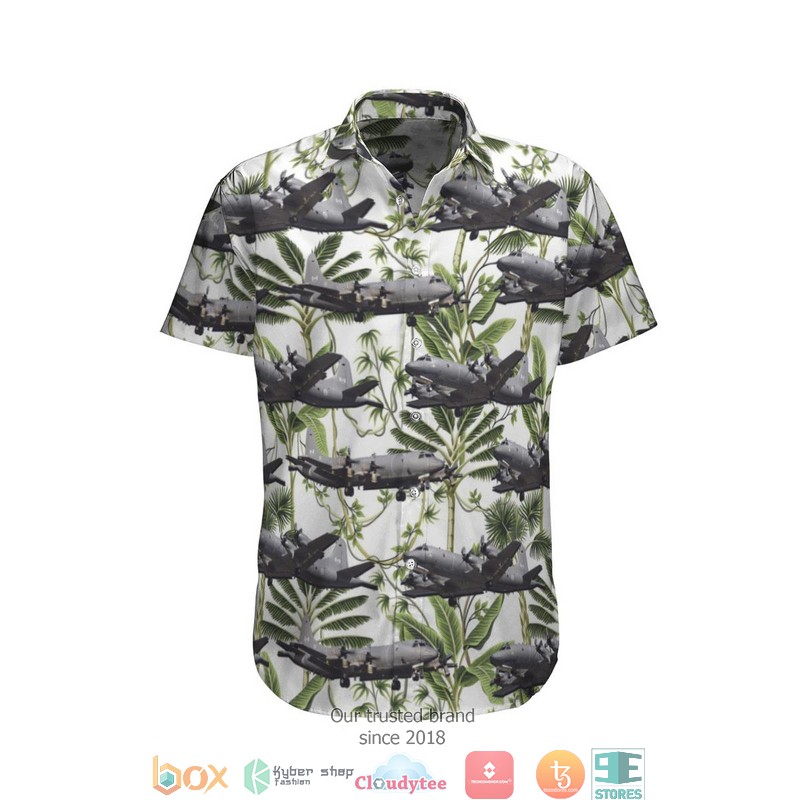 RCAF Lockheed CC-130H Hercules C-130H-L-382 Short Sleeve Hawaiian Shirt