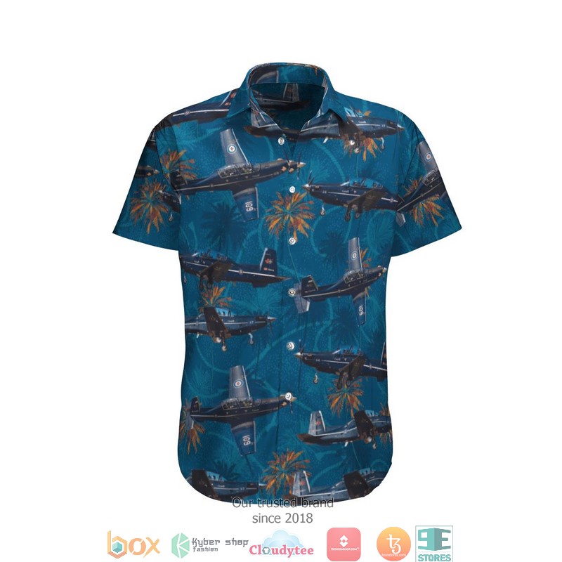 RCAF Lockheed Martin CC-130J-30 Hercules L-382 Short Sleeve Hawaiian Shirt