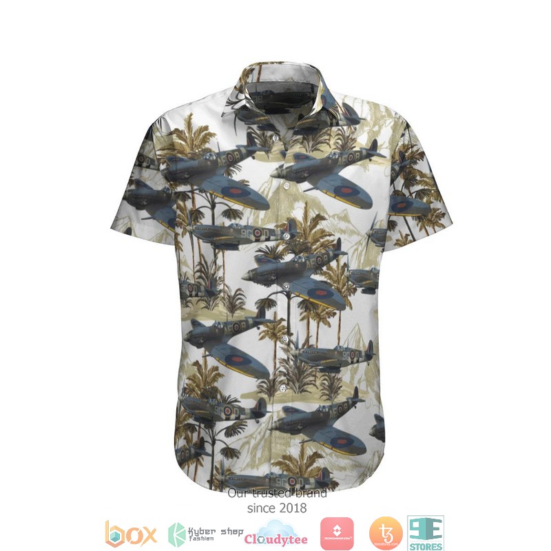 RCAF Supermarine Spitfire Mk.XVIe Hawaiian Shirt