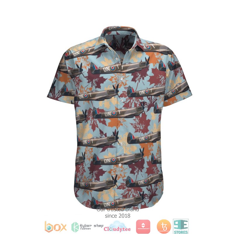 RCAF Supermarine Spitfire Hawaiian Shirt