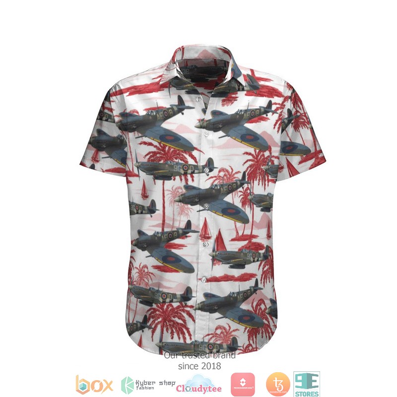 RCAF Supermarine 361 Spitfire LF16E Hawaiian Shirt