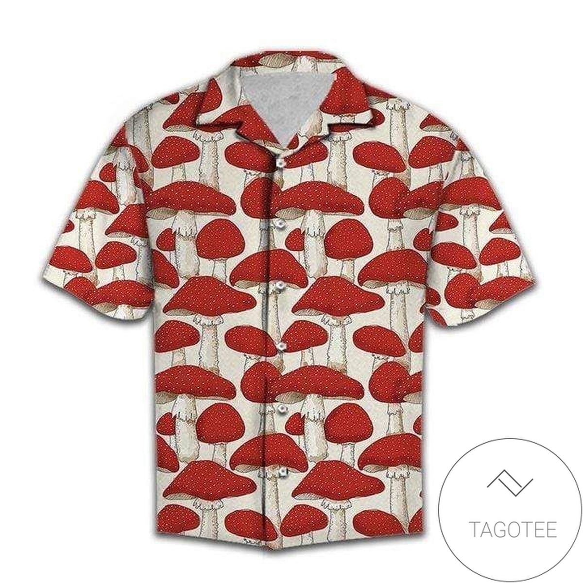 Red Angus Cattle Lovers Tropical Green Hawaiian Shirt