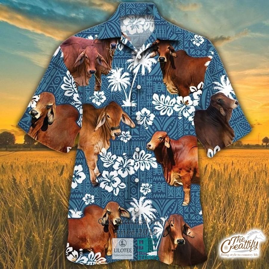 Red Cthulhu Casual Hawaiian Shirt