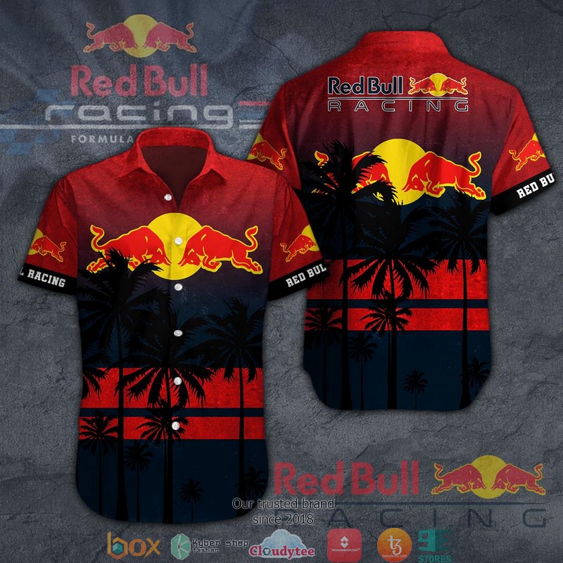 Red Bull Mobil 1 racing F1 team Hawaiian Shirt