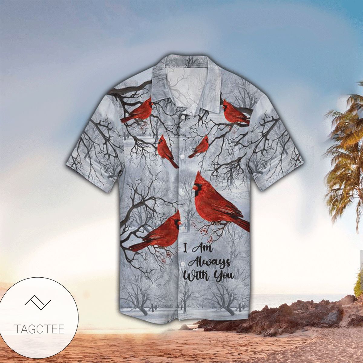 Red Cereus Flower Hawaiian Shirt