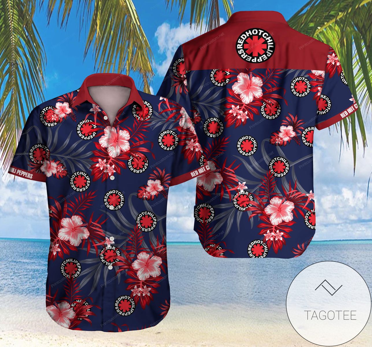 Red Hot Chili Peppers Authentic Hawaiian Shirt 2022