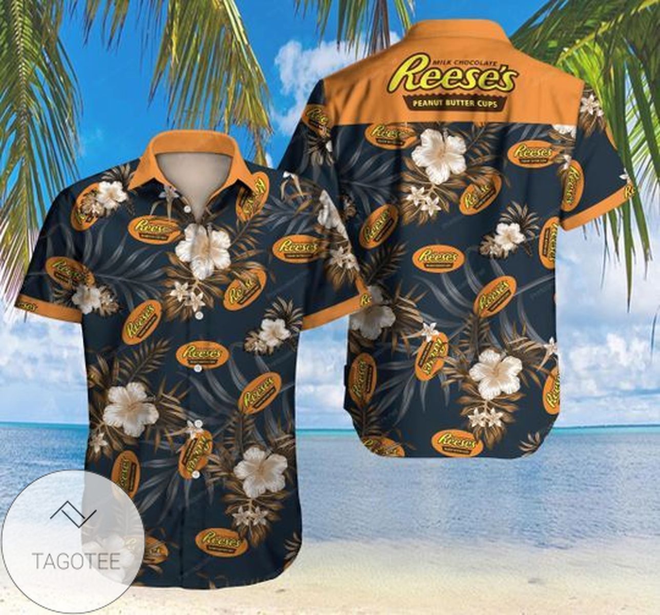 Reeses Peanut Butter Cups Authentic Hawaiian Shirt 2022 Gc65a