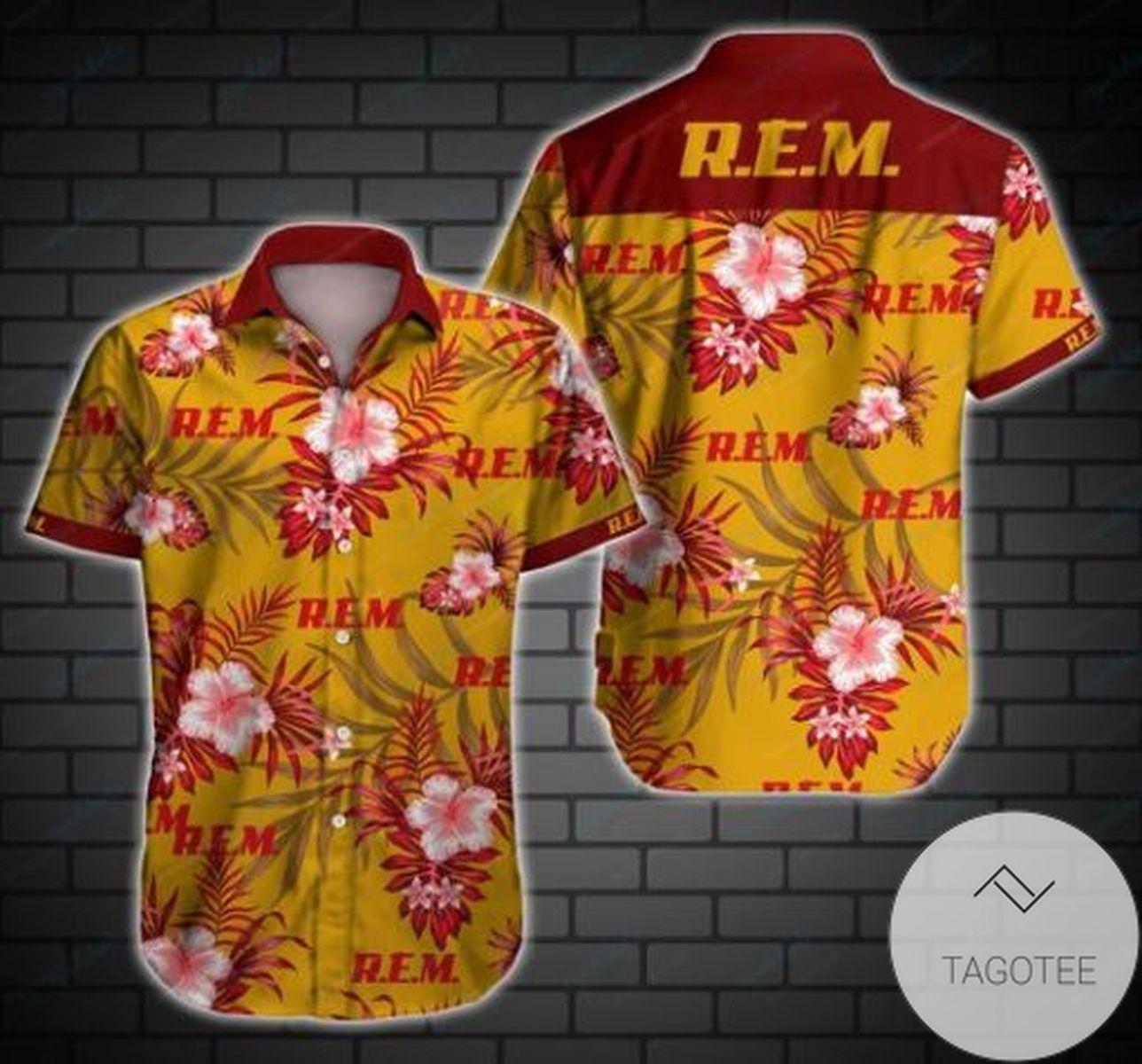 Rem Logo Authentic Hawaiian Shirt 2022