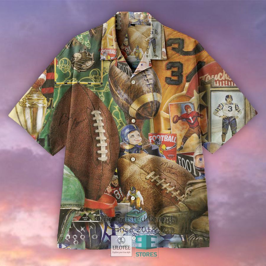 Retro Science Fiction Collage Hawaiian Shirt