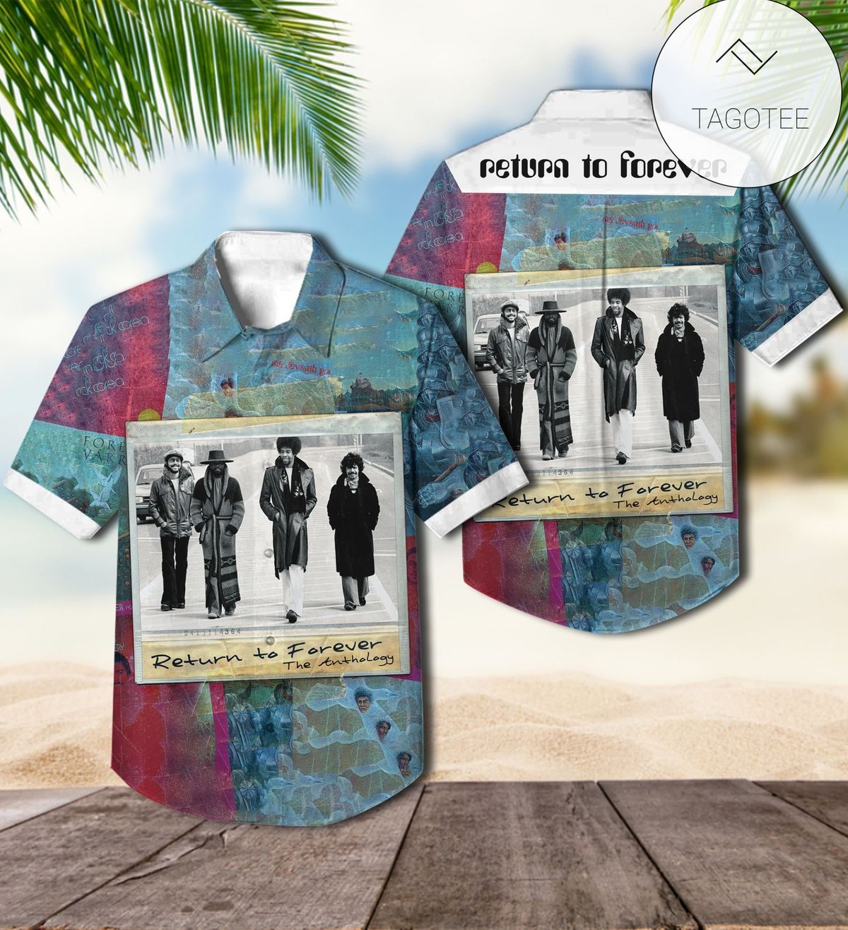 Return To Forever Romantic Warrior Album Cover Hawaiian Shirt