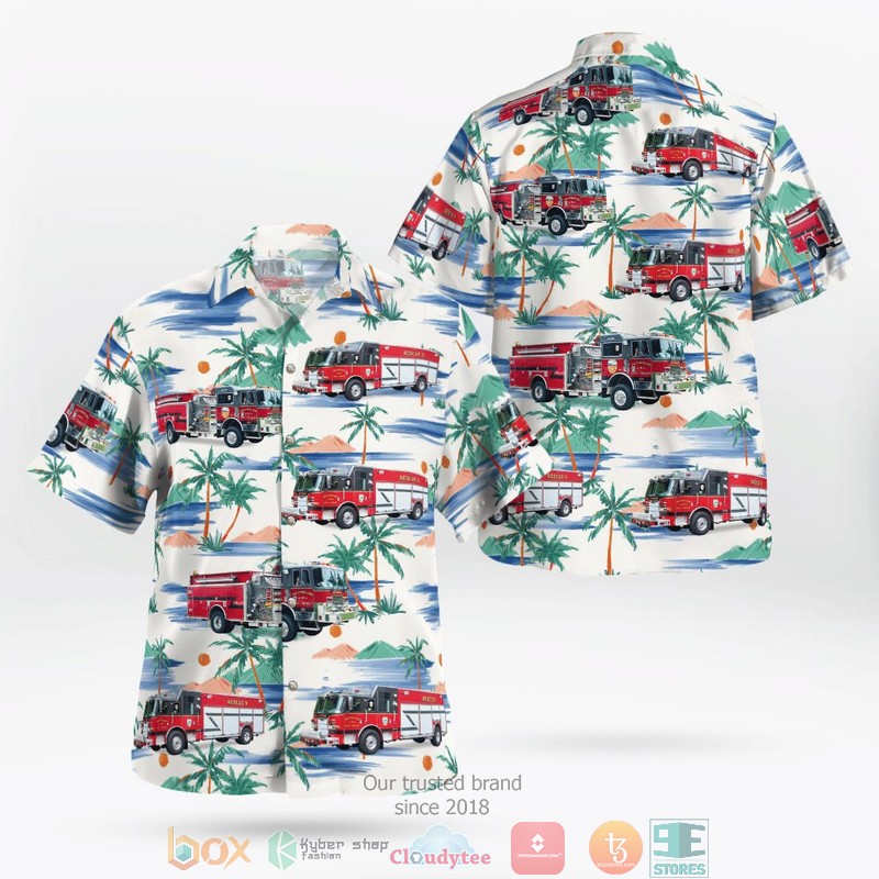 Republic Services Peterbilt 320 Heil Front Loader Hawaiian Shirt