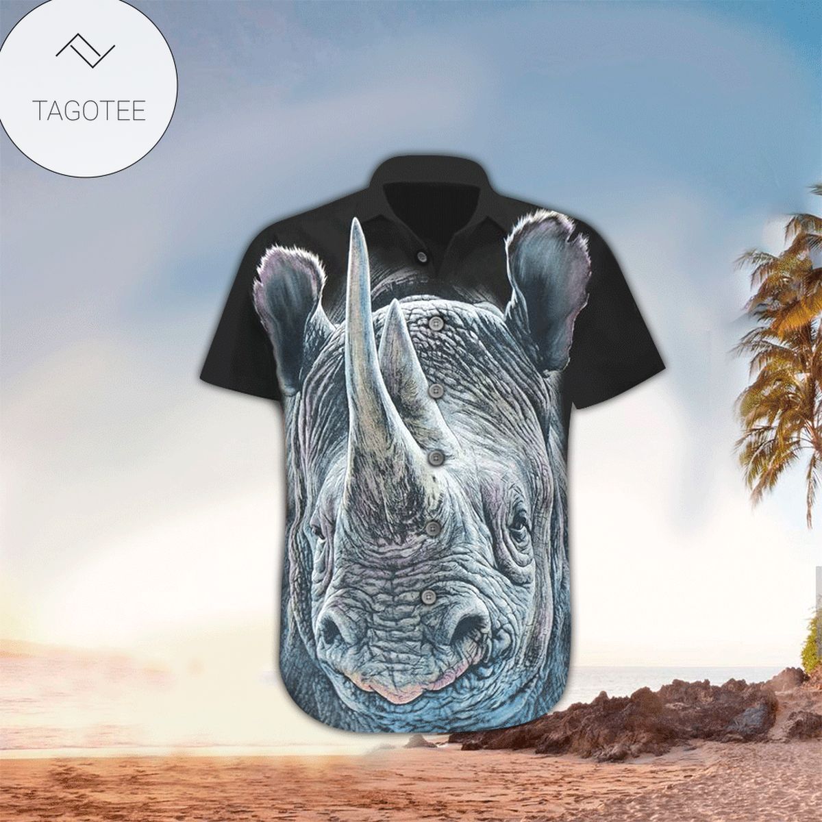 Rhino Hawaiian Shirt Perfect Gift Ideas For Rhino Lover