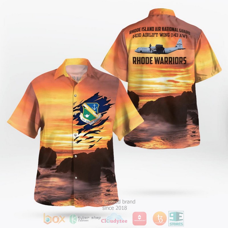 Rhode Island Providence Fire Department Hawaiian Shirt