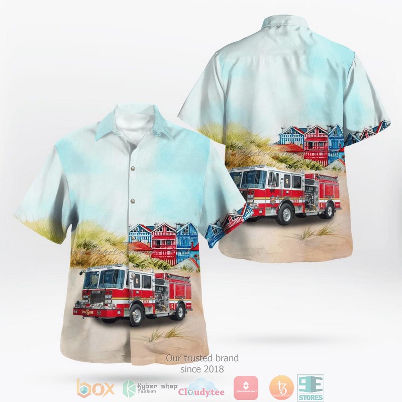 Richmond Virginia Richmond International Airport Fire Department 3D Hawaii Shirt