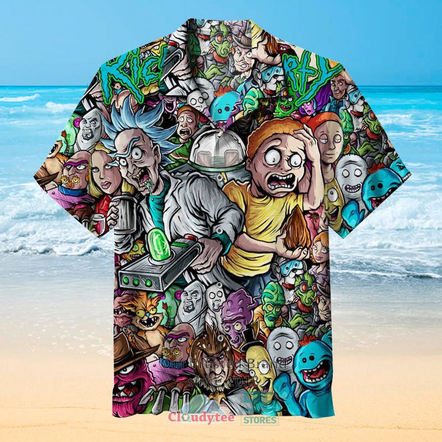 Rick And Morty Characters Hawaiian Shirt