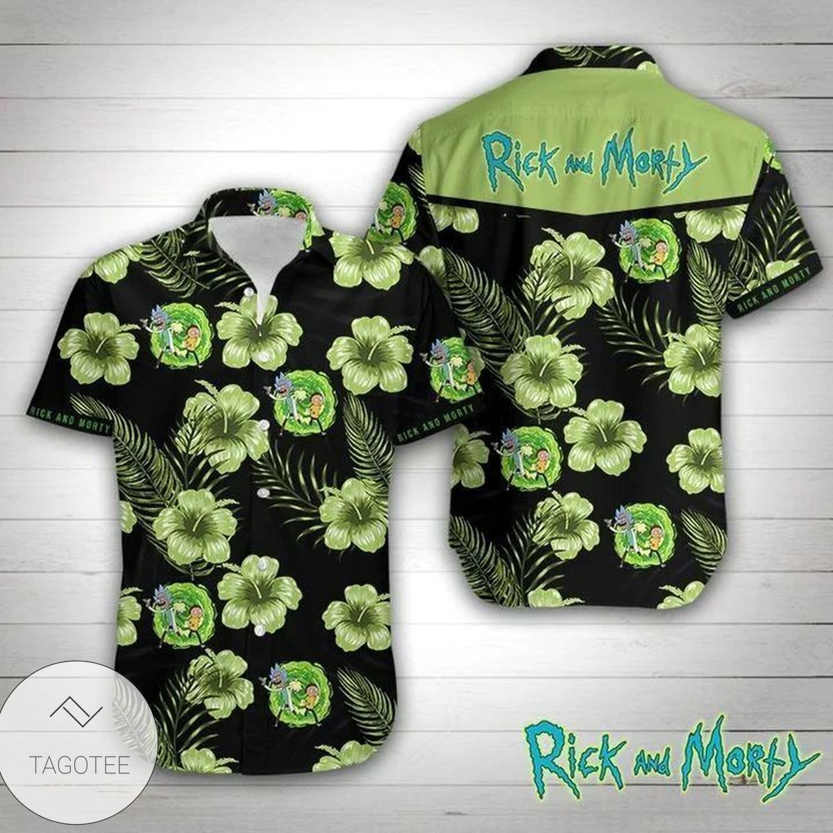 Rick And Morty Hawaiian Shirt