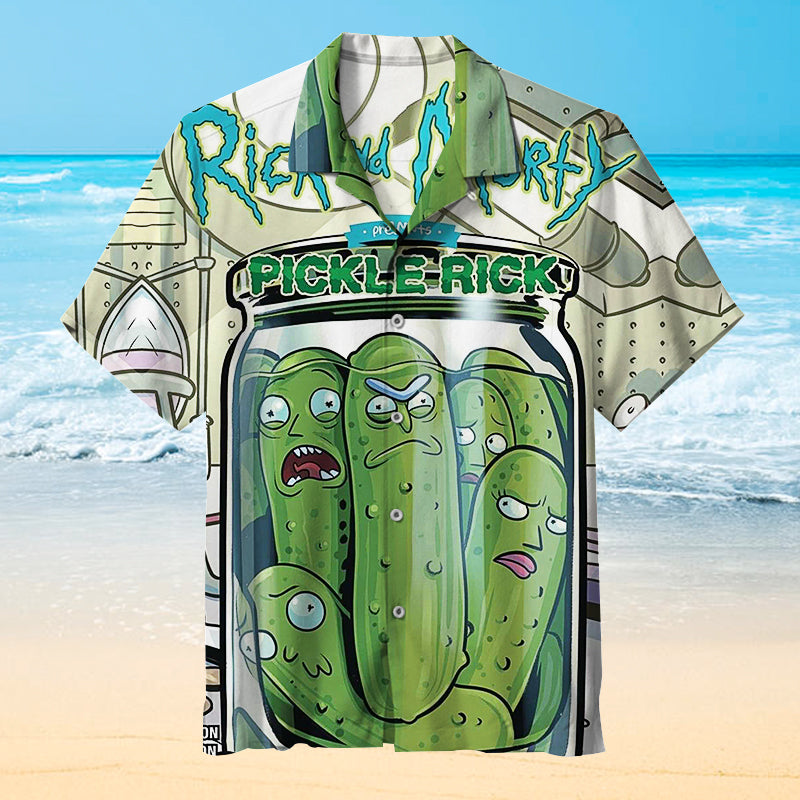 Rick And Morty Cartoon Network Adult Swim Hawaiian Shirt