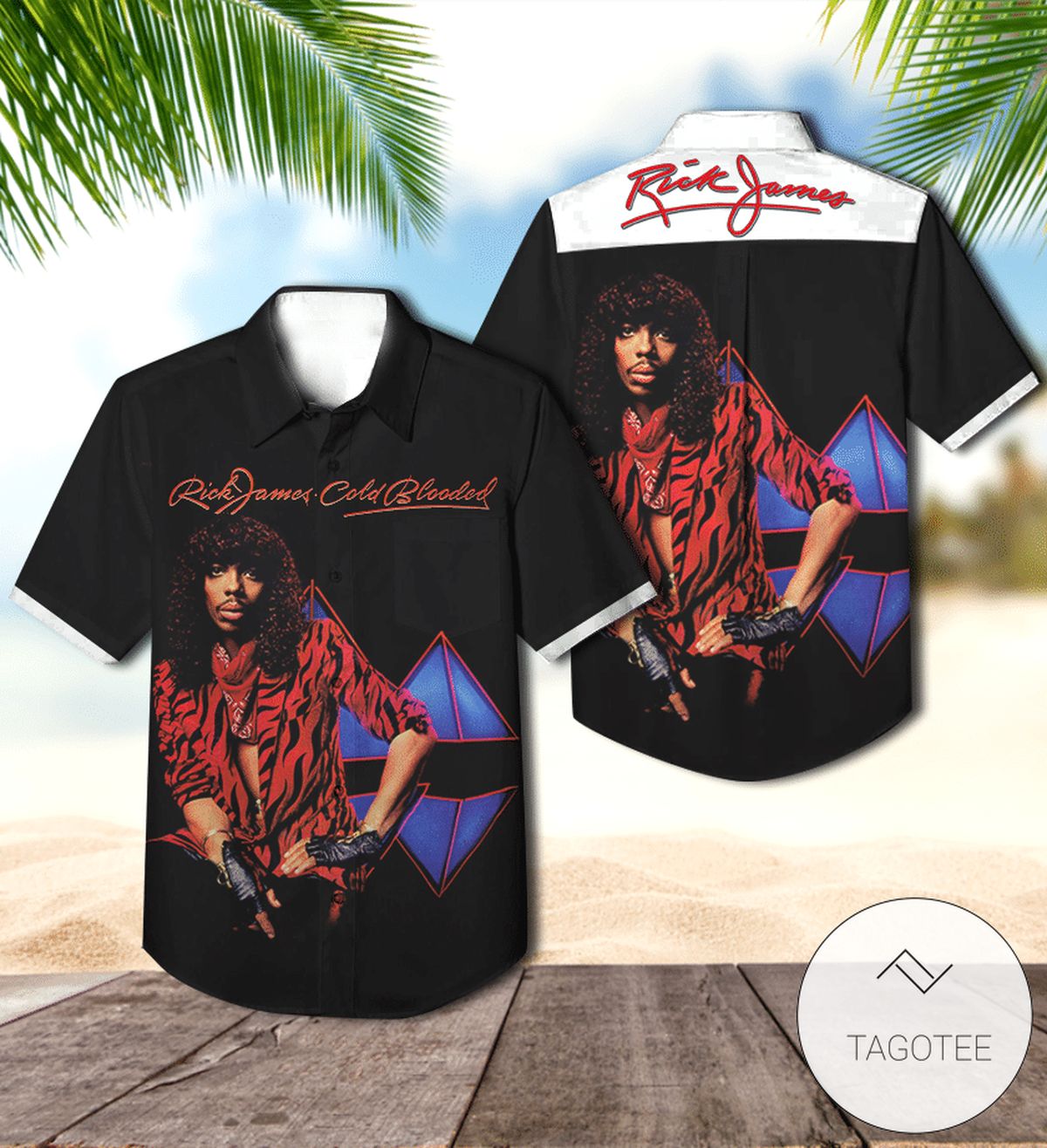 Rick James Come Get It Album Cover Hawaiian Shirt